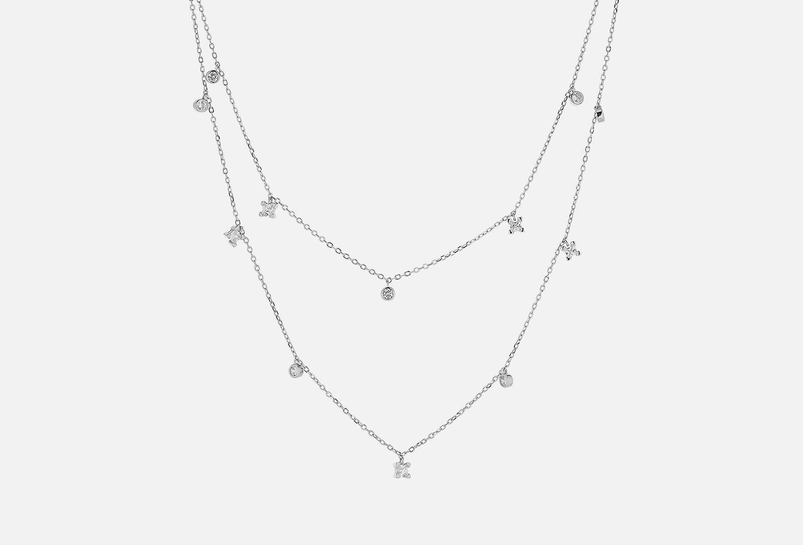 Celeste Layered Charm Necklace