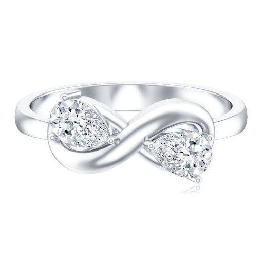 Twin Solitaire Ring