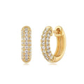 Radiance Pavé Huggie Earrings